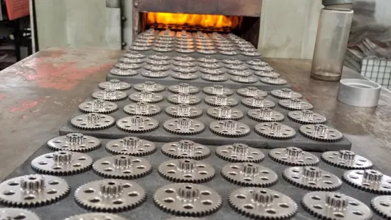 Pignon d'engrenage de métallurgie des poudres de frittage de prix compétitif de haute précision personnalisé en usine